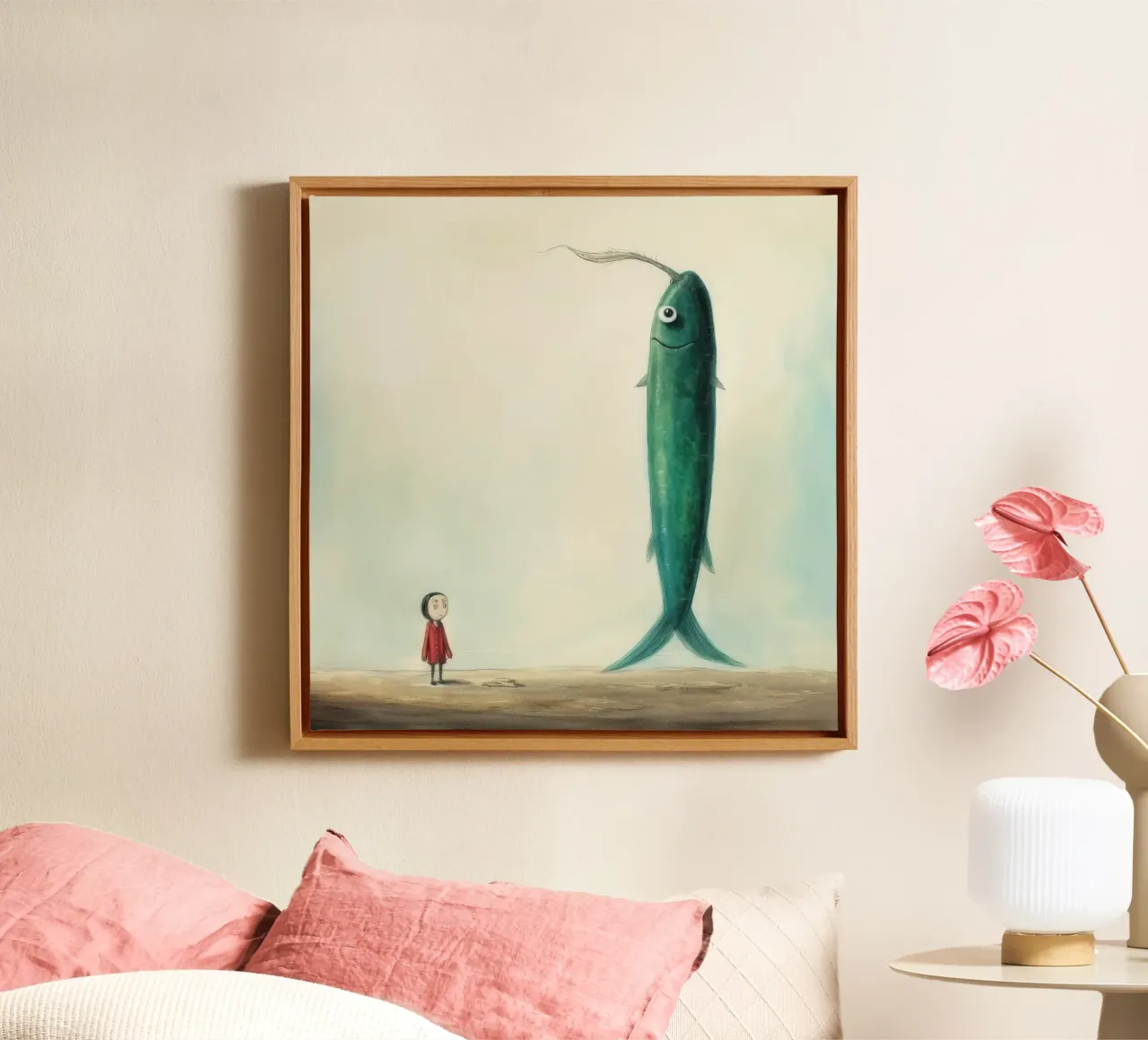 Minimum inzet 4 canvas van Minimal Animal Art