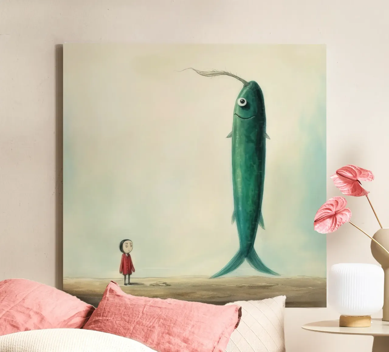 Minimum inzet 4 canvas van Minimal Animal Art