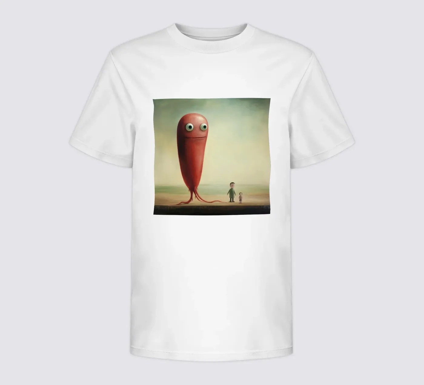 Minimo Eel t-shirt bambini da Minimal Animal Art