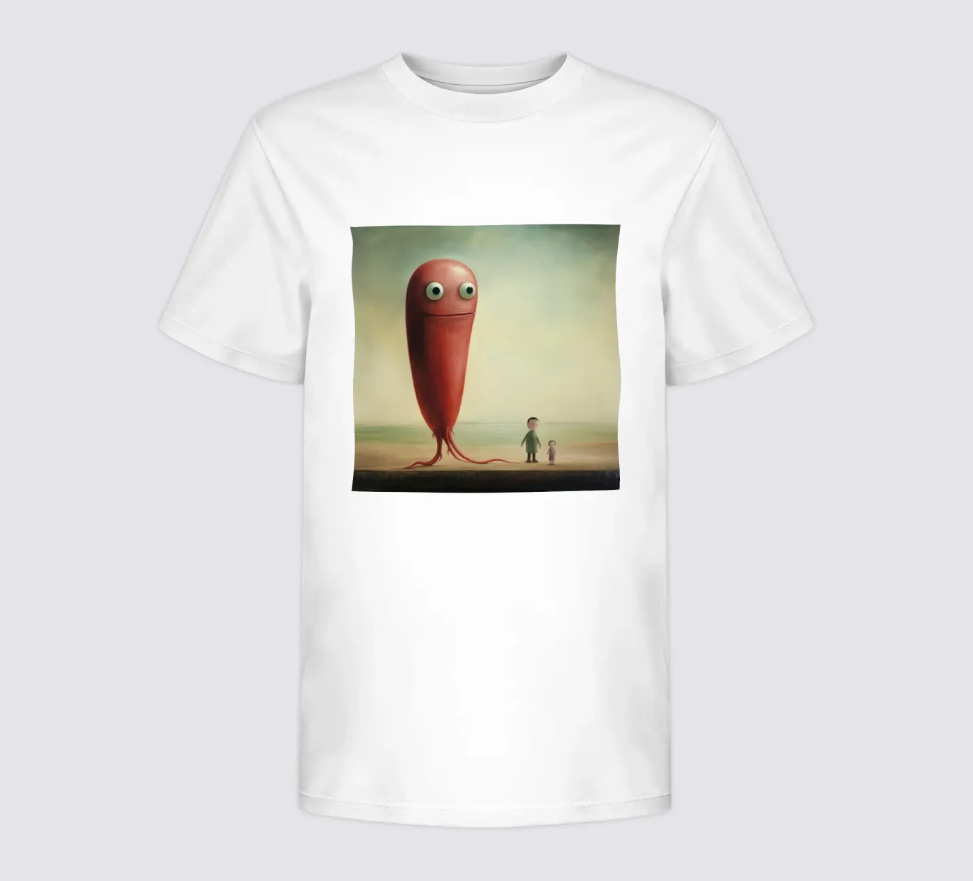 Minimaal paling kinder t-shirt van Minimal Animal Art