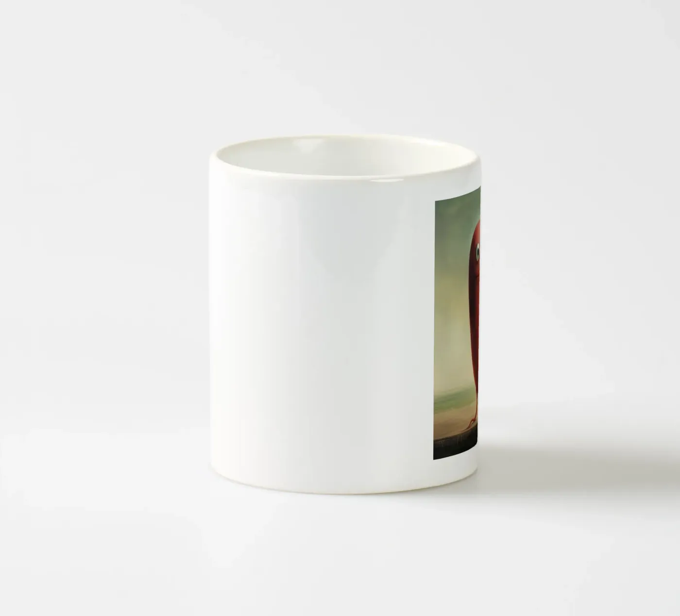 Minimal Eel Keramik Tasse von Minimal Animal Art
