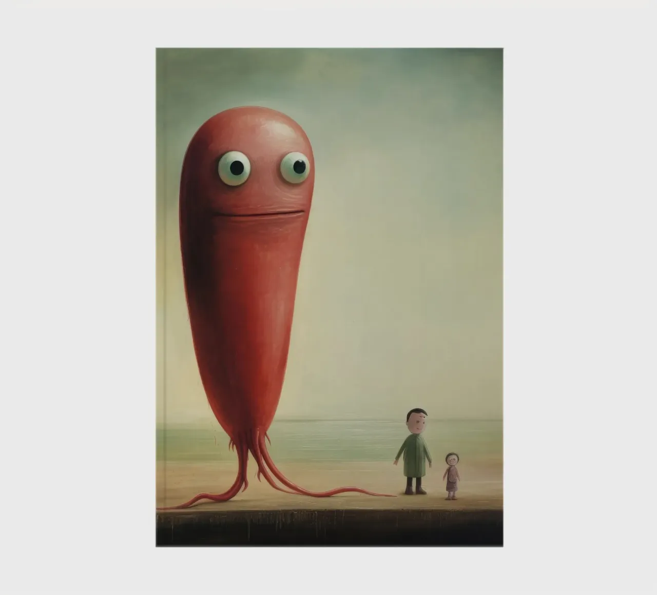 Minimum Advance 1 notebook by Minimal Animal Art