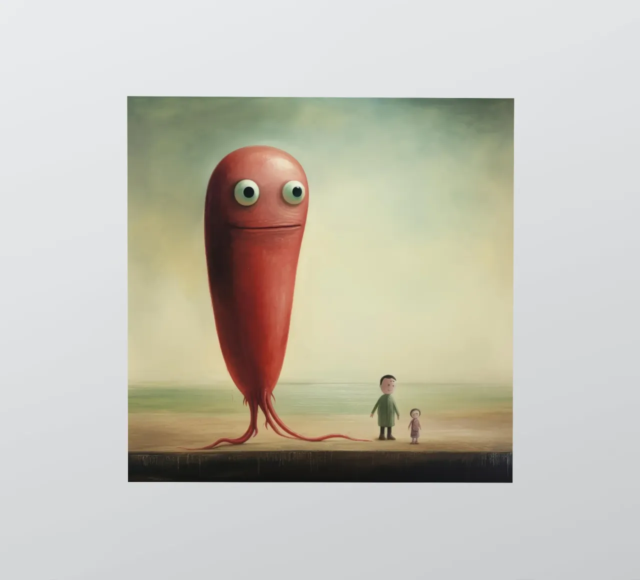 Minimo Eel adesivo da Minimal Animal Art