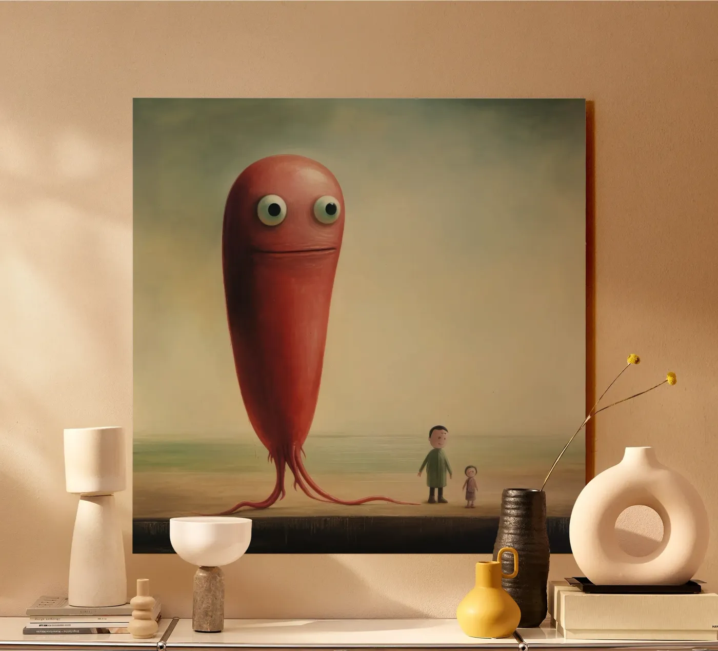 Minimal Eel alluminio dibond da Minimal Animal Art