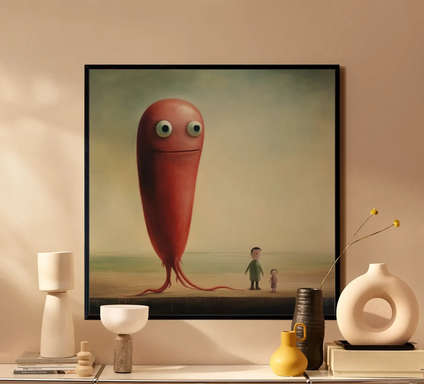 Minimal Eel Poster von Minimal Animal Art