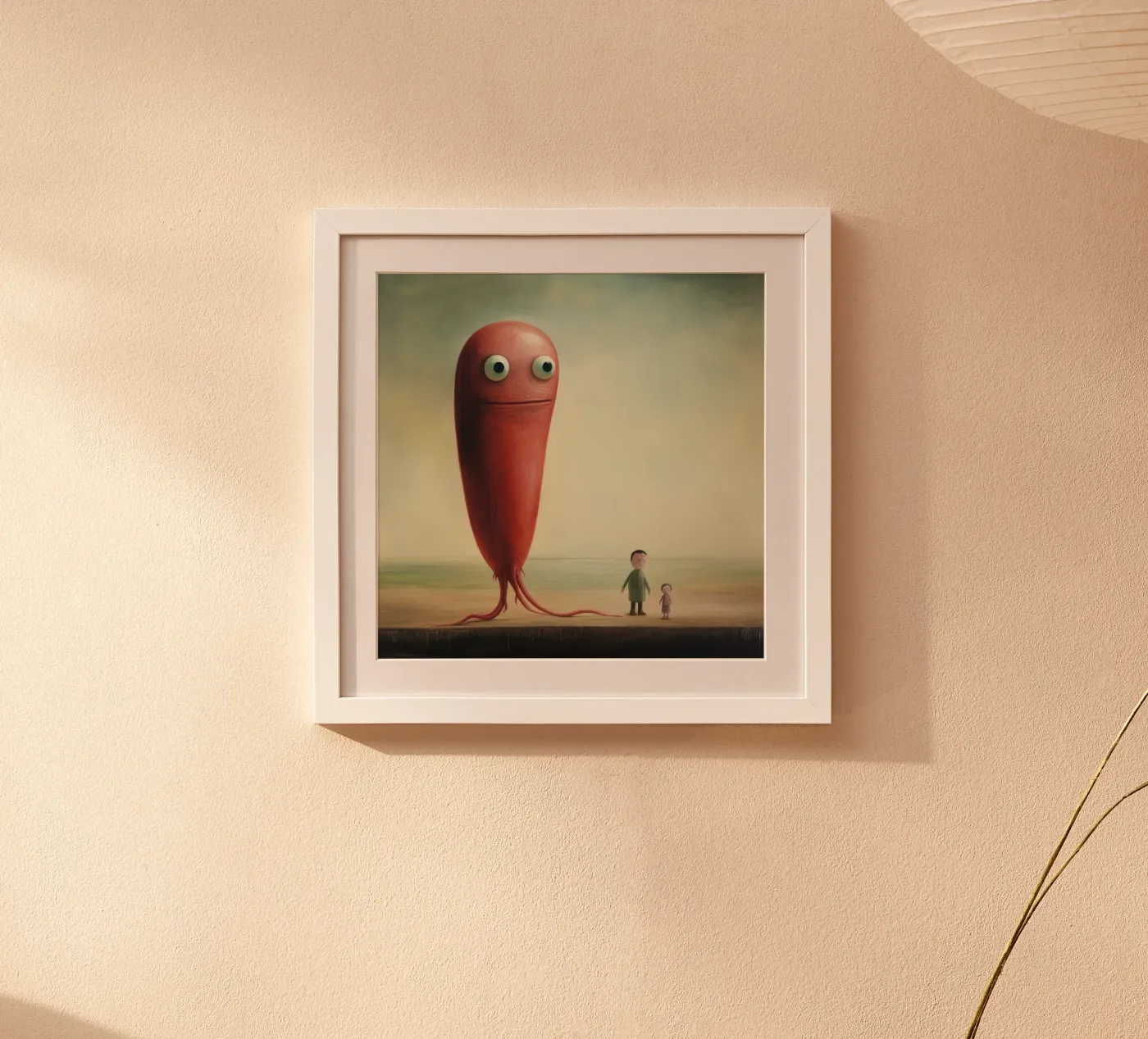 Minimal Eel Poster von Minimal Animal Art