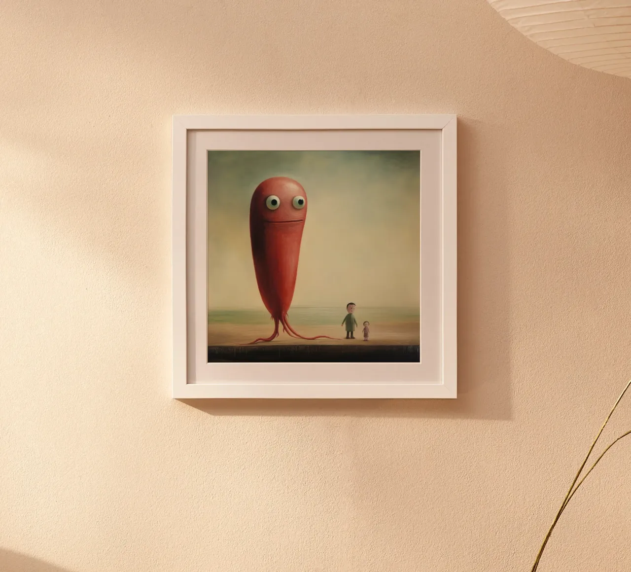 Minimal Eel poster by Minimal Animal Art