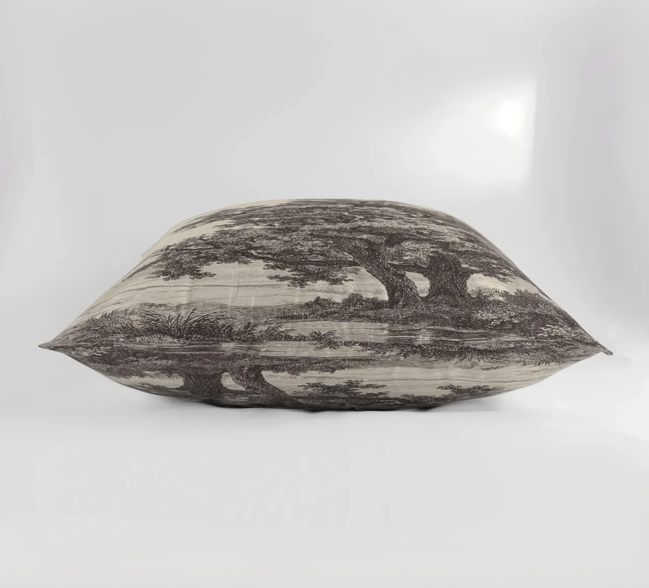 Tree with Stream Landscape cuscino da apoloprints