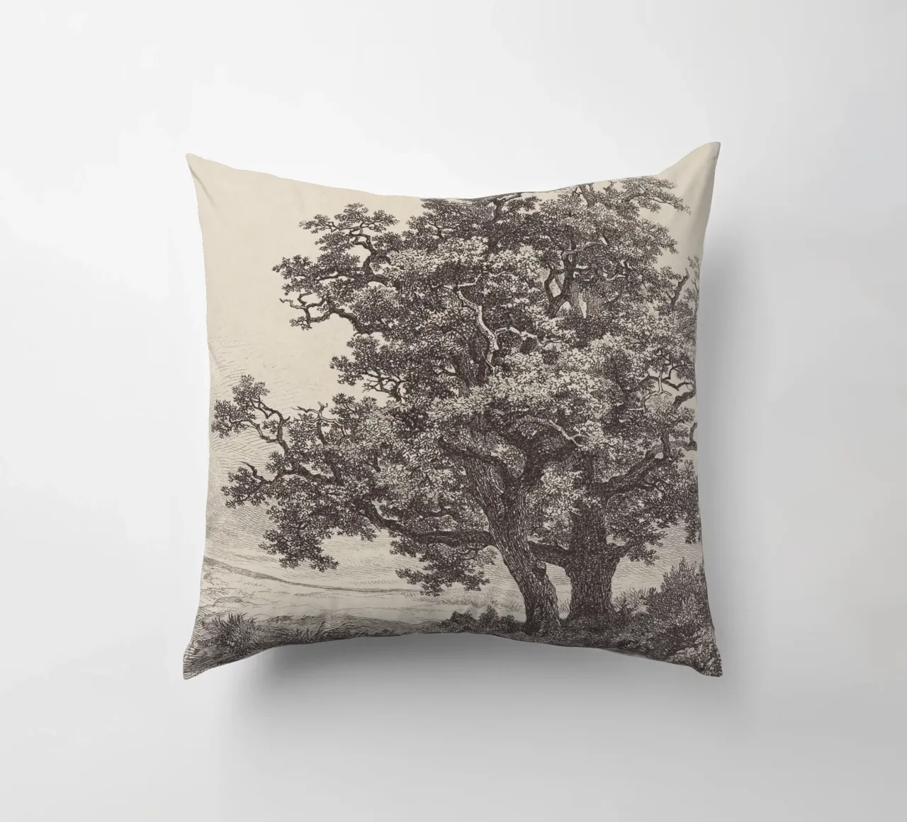 Tree with Stream Landscape cuscino da apoloprints