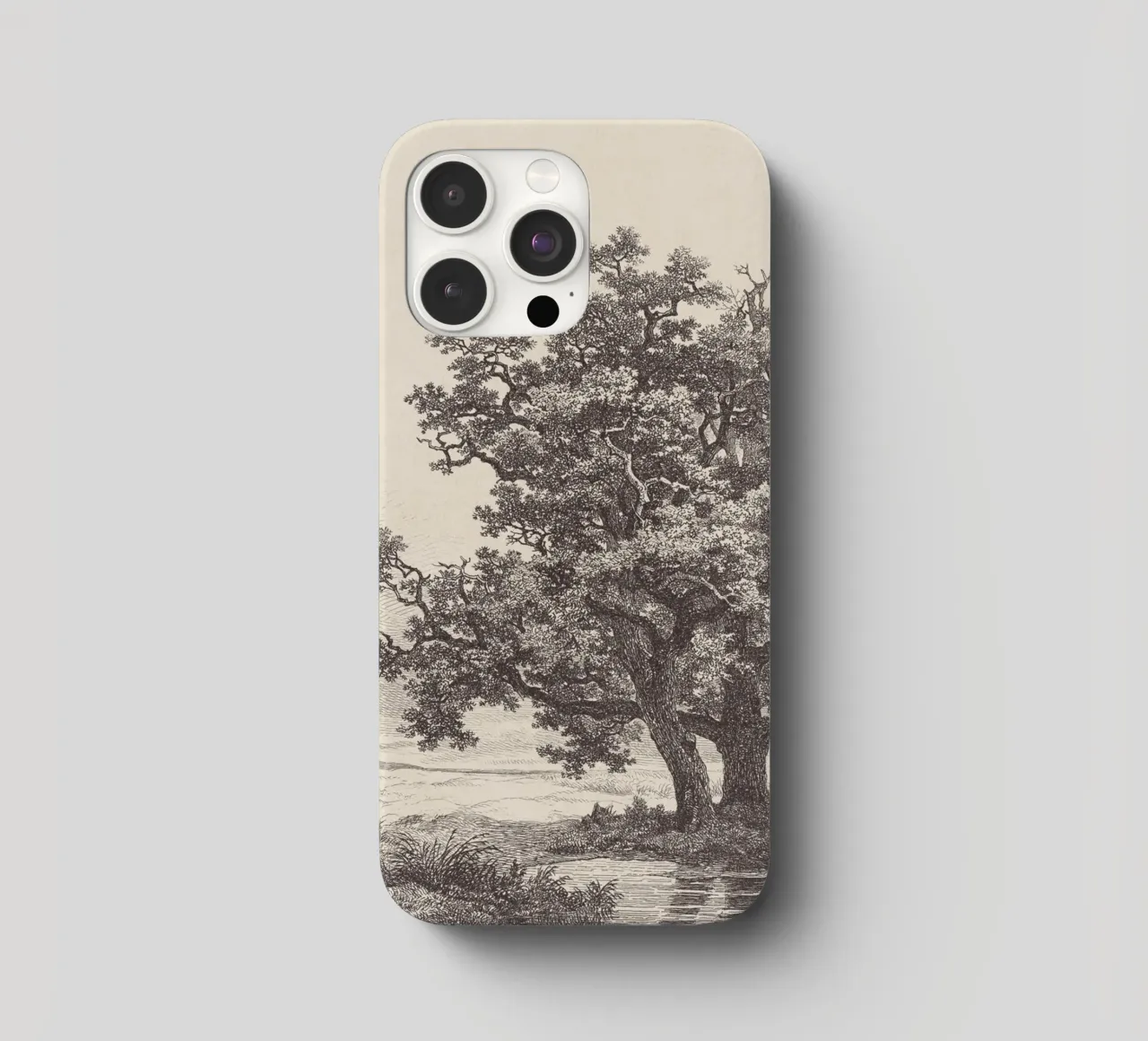 Tree with Stream Landscape cover iphone da apoloprints