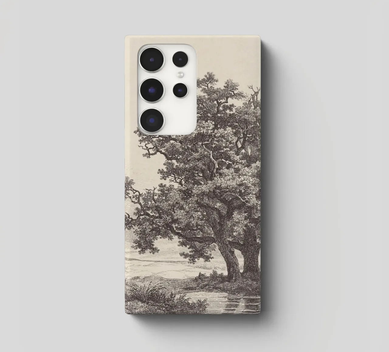 Tree with Stream Landscape cover samsung da apoloprints