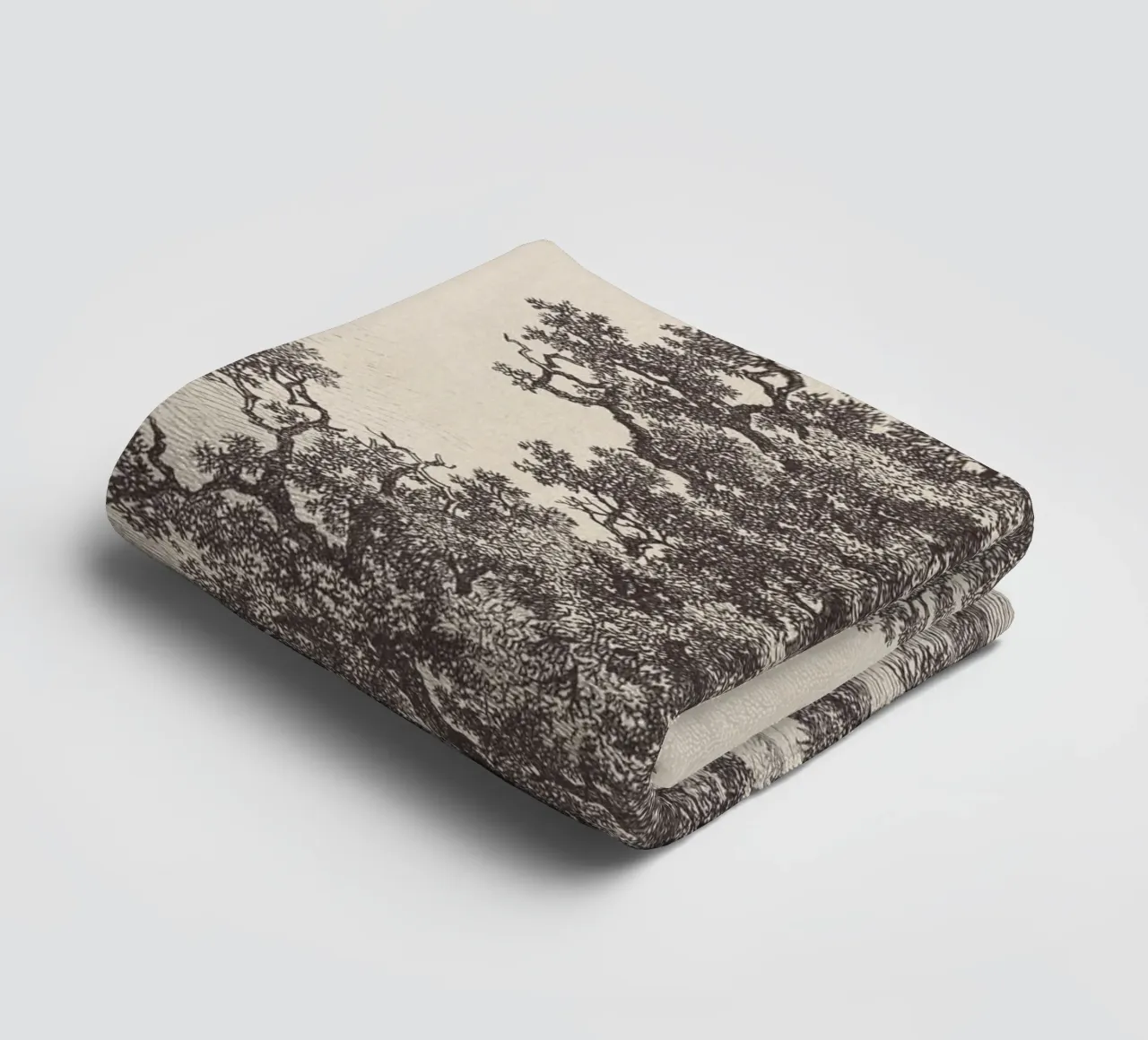 Tree with Stream Landscape asciugamano da bagno da apoloprints