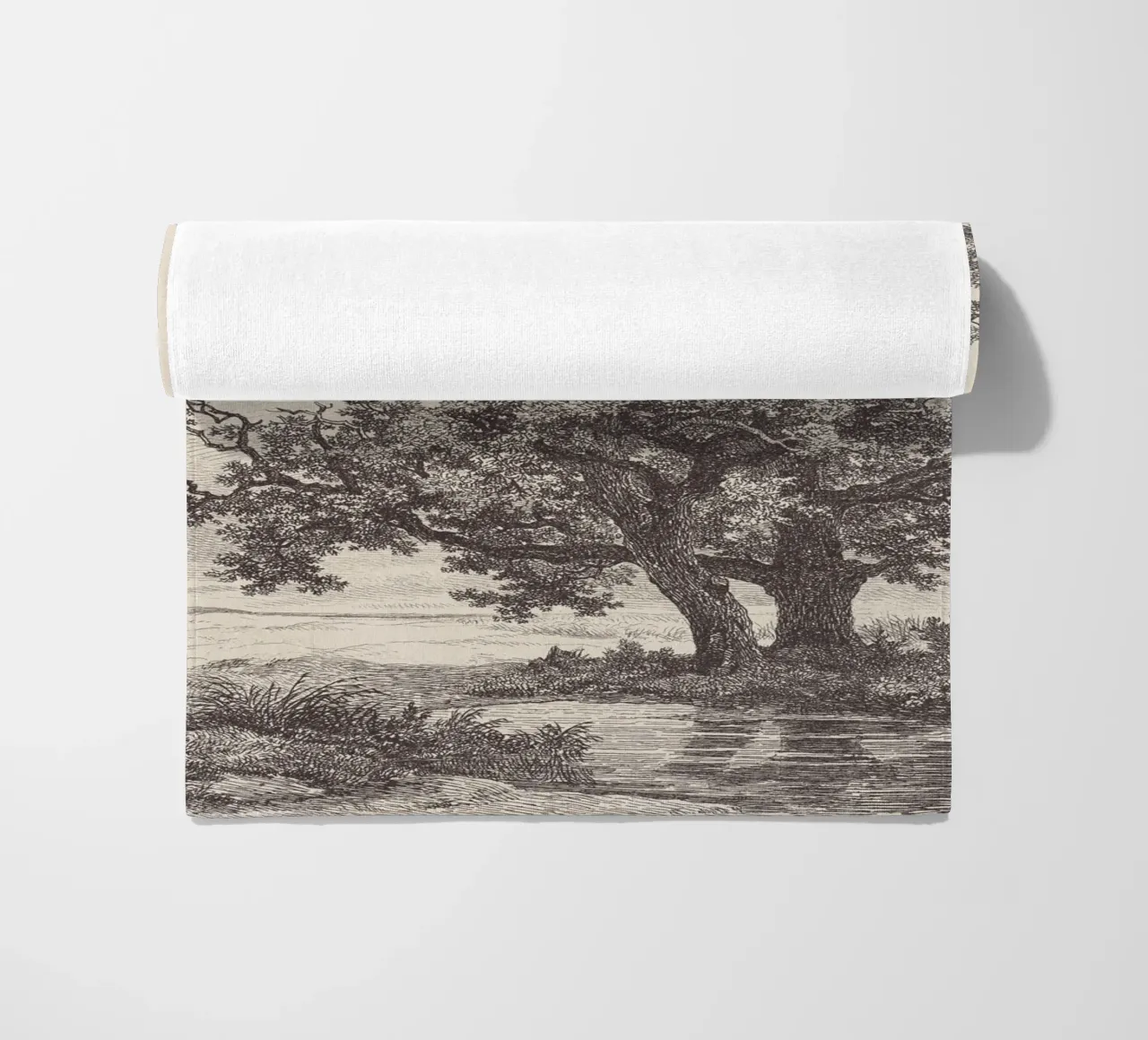 Tree with Stream Landscape telo mare da apoloprints