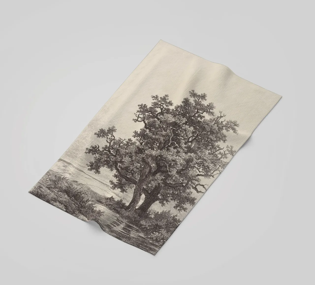 Tree with Stream Landscape telo mare da apoloprints