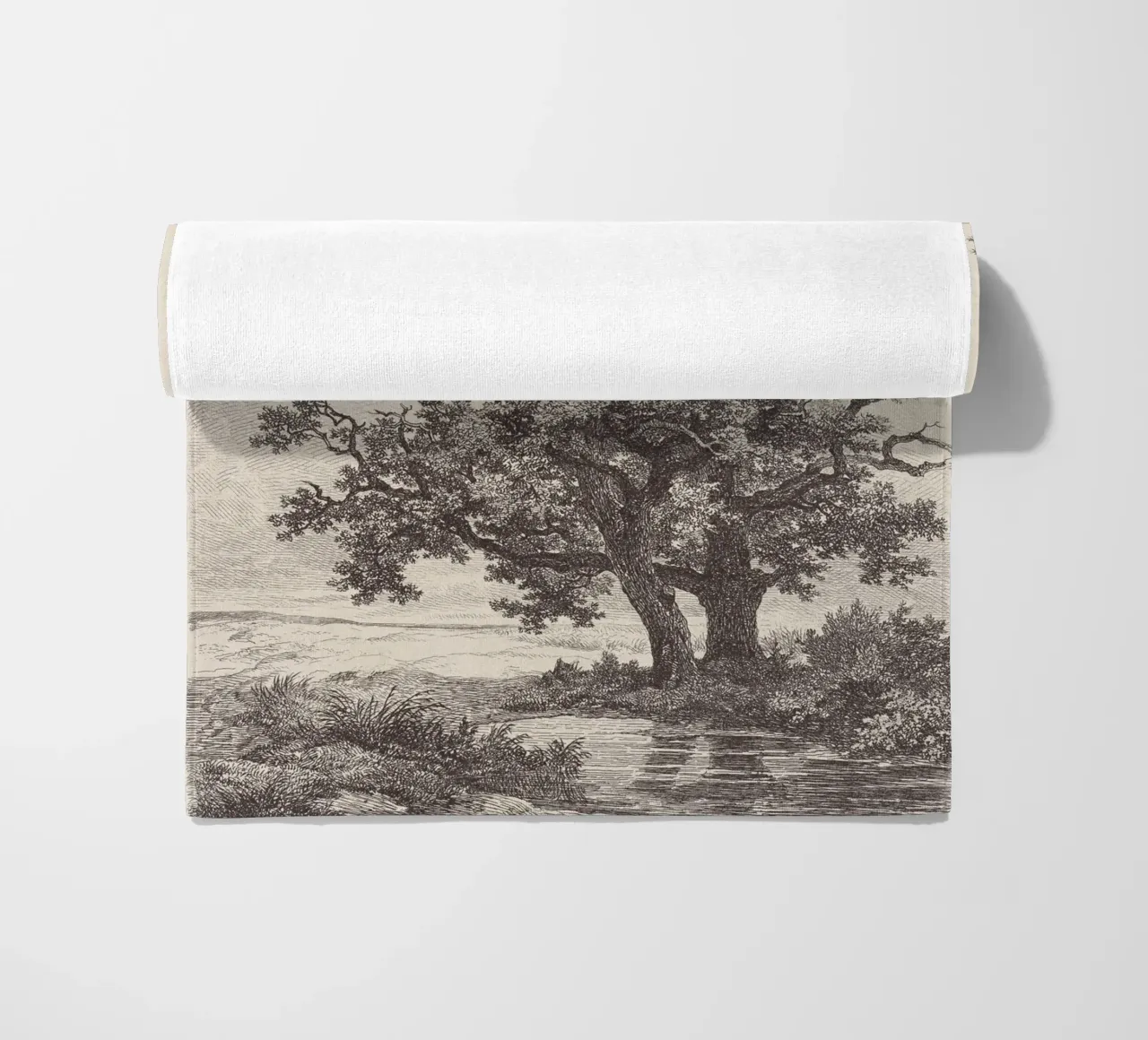 Tree with Stream Landscape telo mare da apoloprints