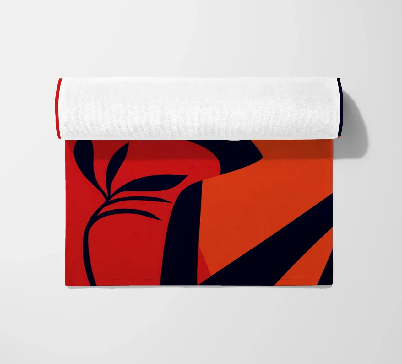 Femme Fatale tutta in rosso | All in red telo mare da Autofocus