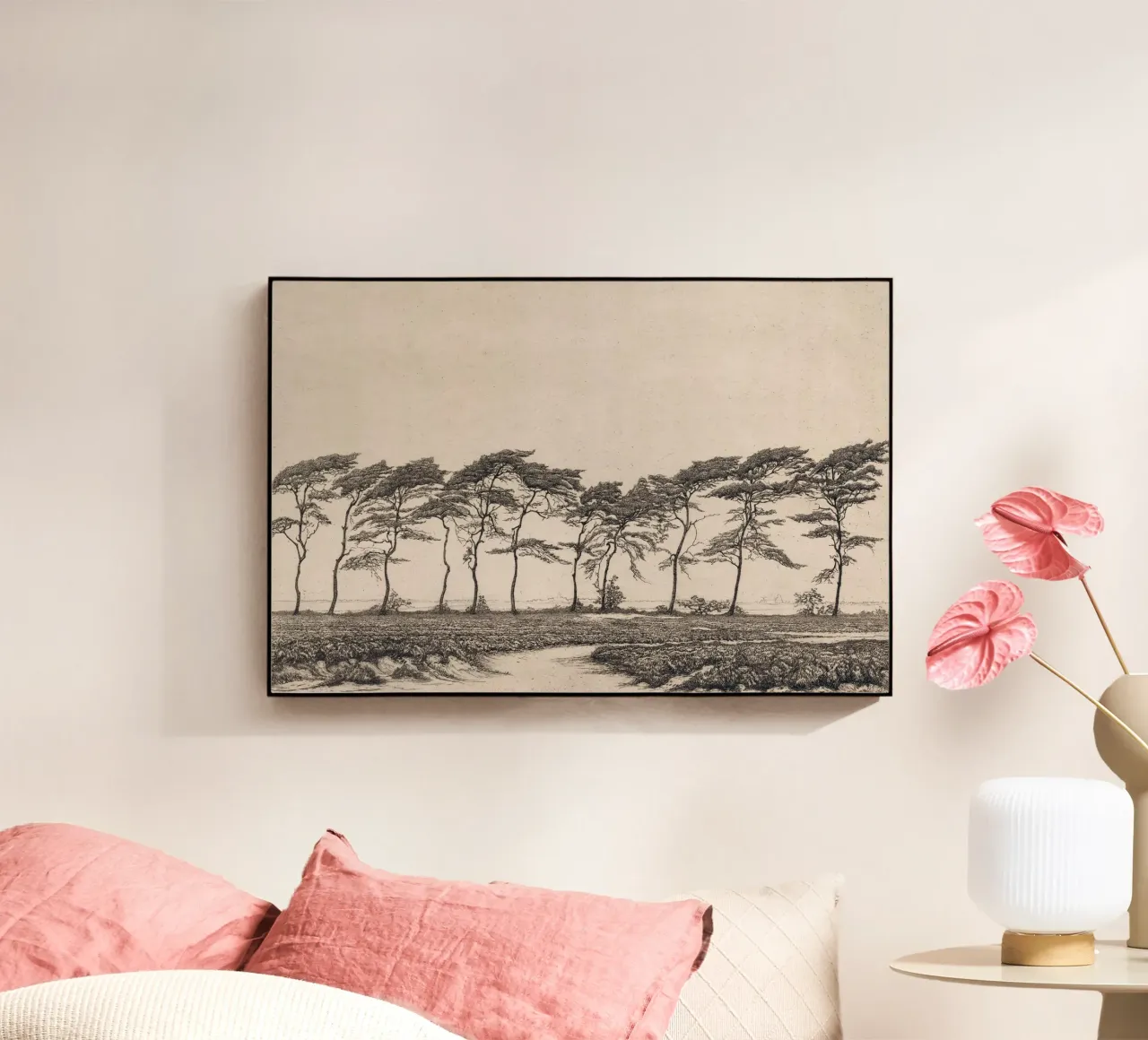 Pine Tree Landscape plexiglas de Apolo Prints