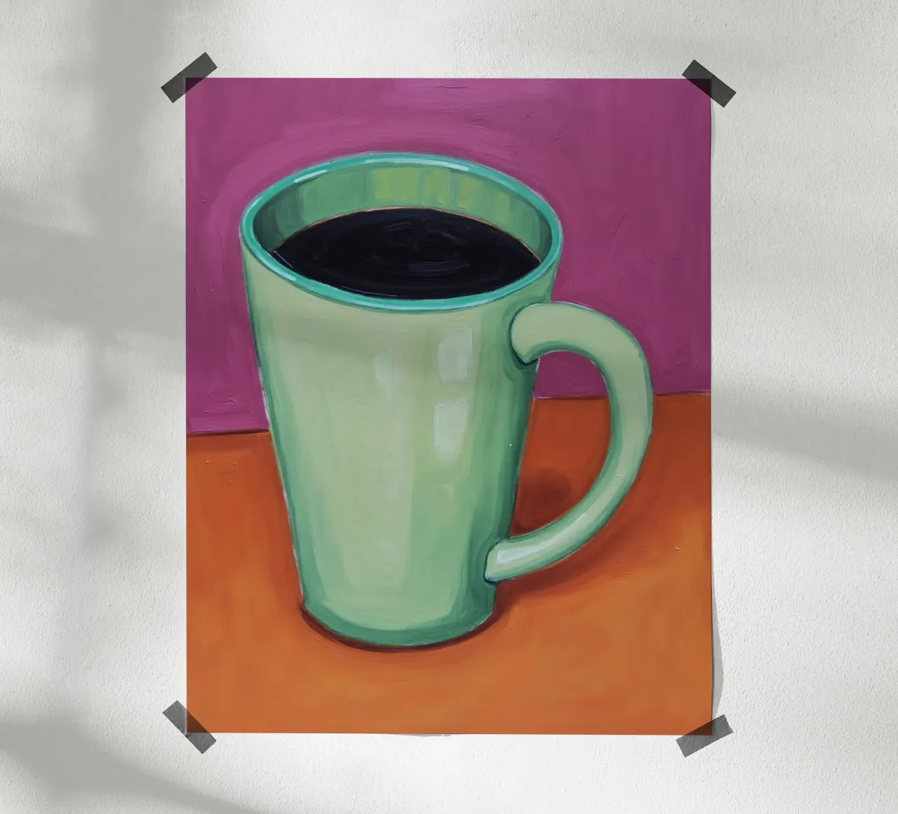 The Art of Coffee carta hahnemühle da Indigo Rain