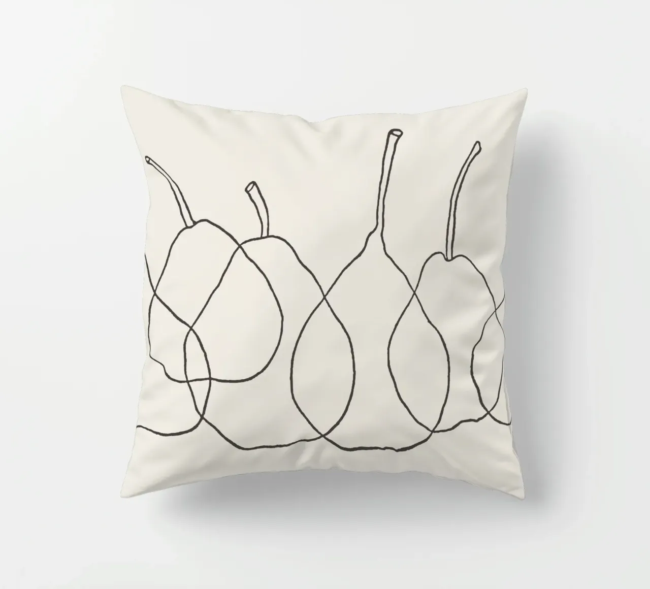 Abstract Pears cuscino da apoloprints