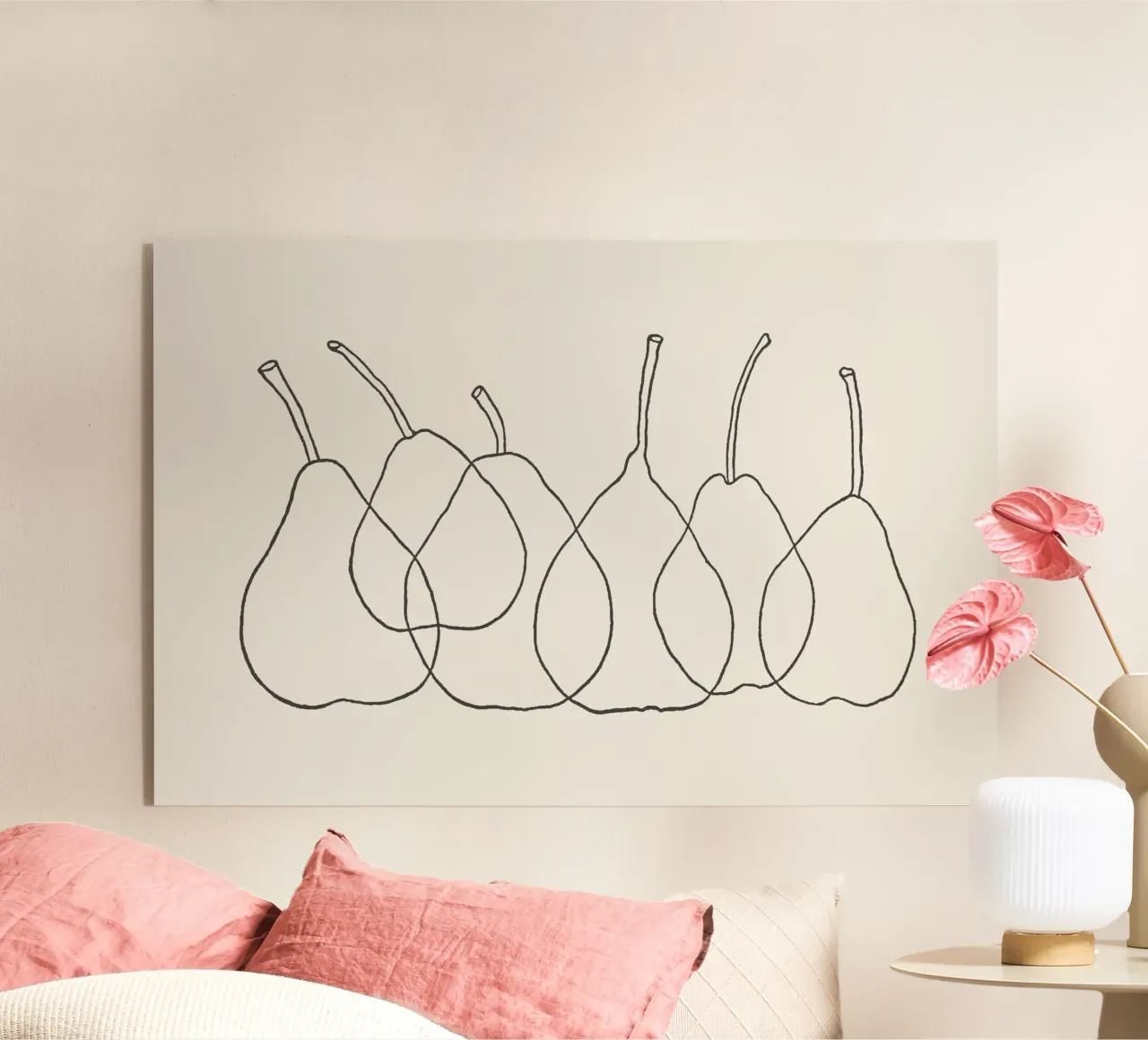 Abstract Pears plexiglass da apoloprints