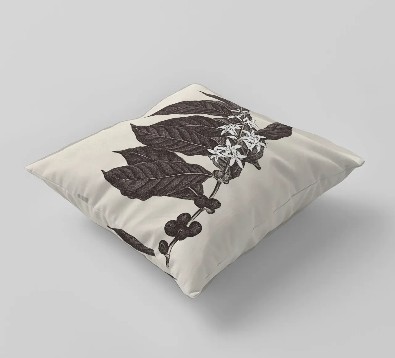 Coffee Branch Sketch no. 1 cuscino da apoloprints