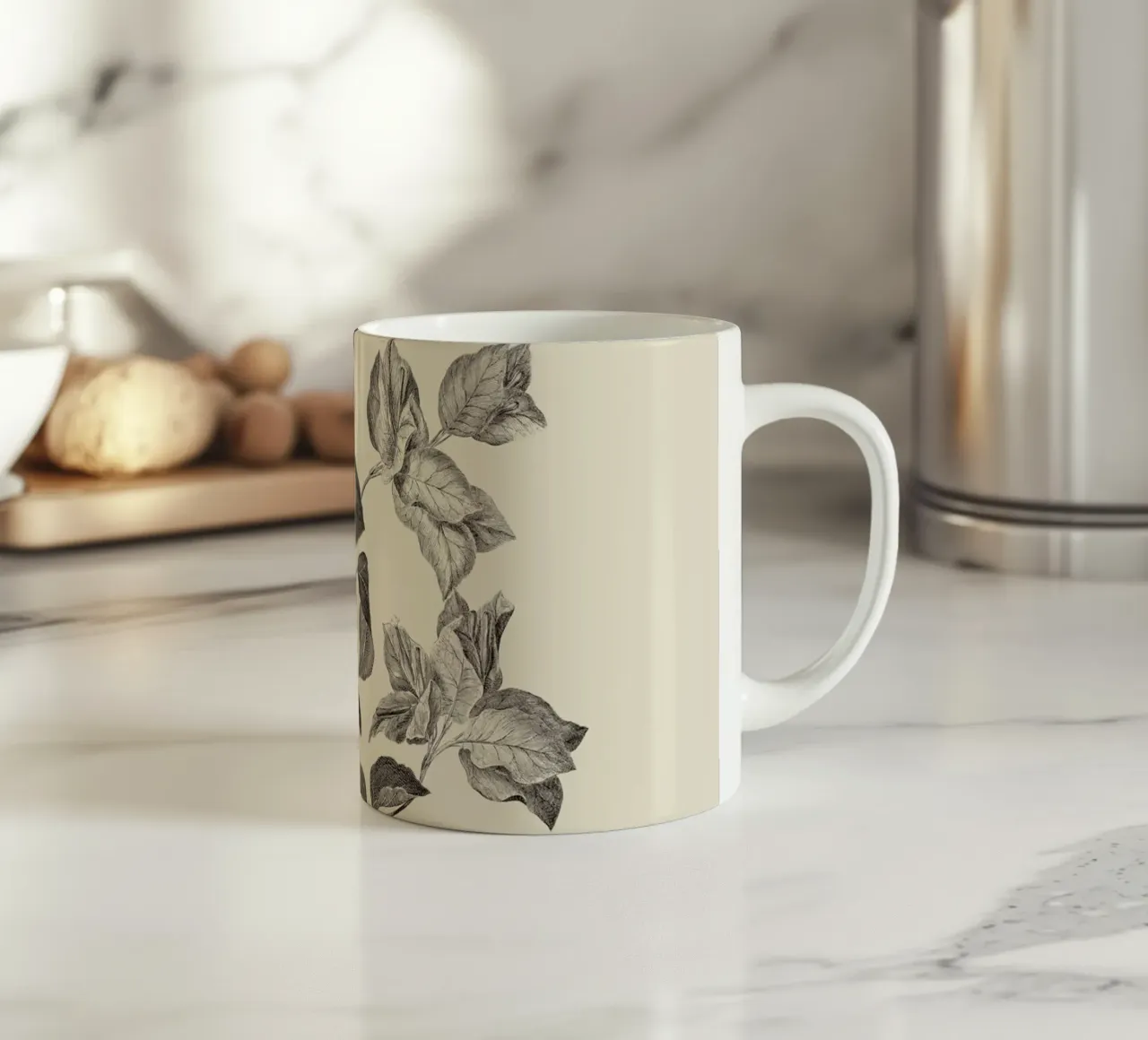Bougainvillea Sketch tazza in ceramica da apoloprints