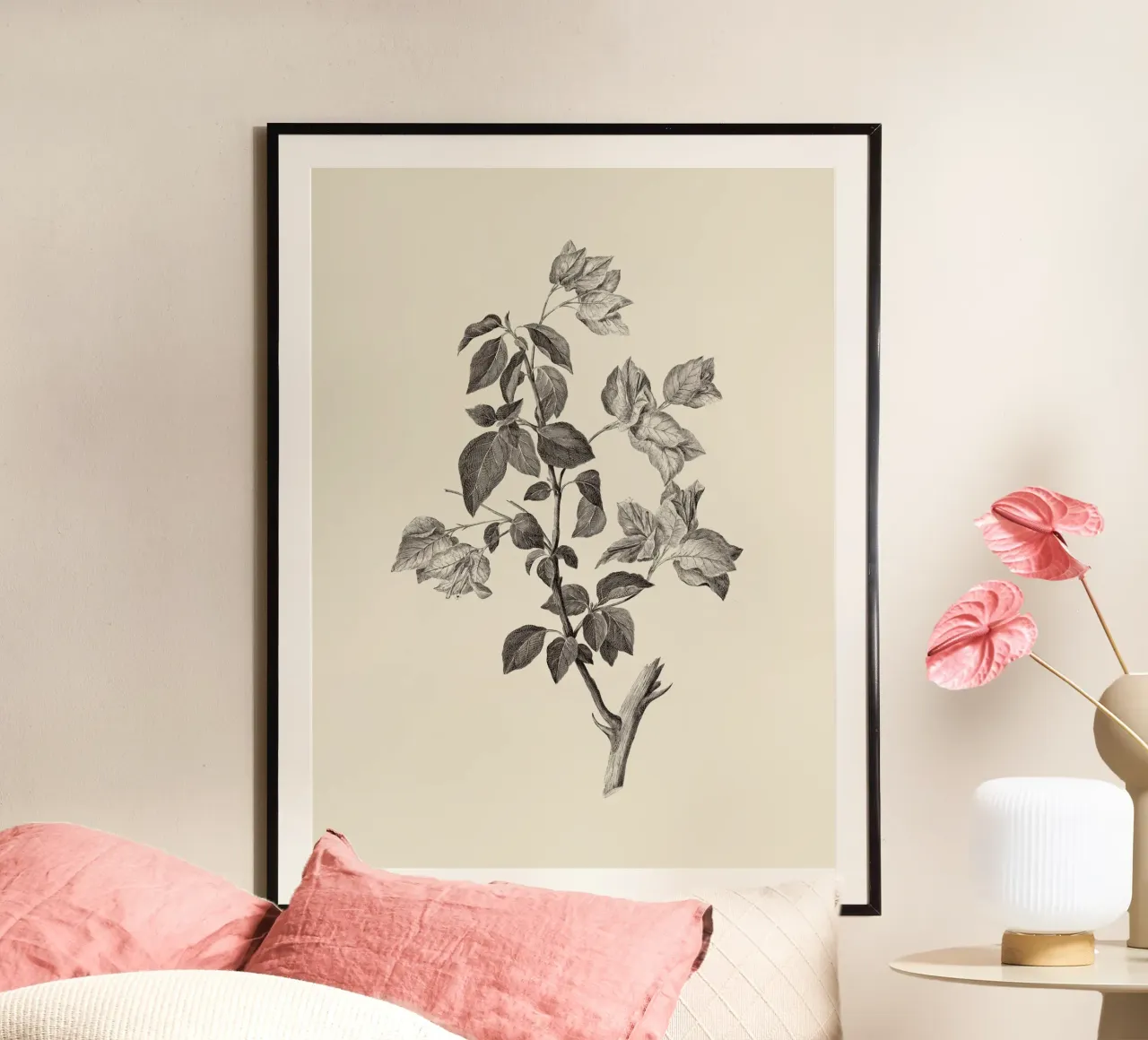 Bougainvillea Sketch hahnemühle by apoloprints