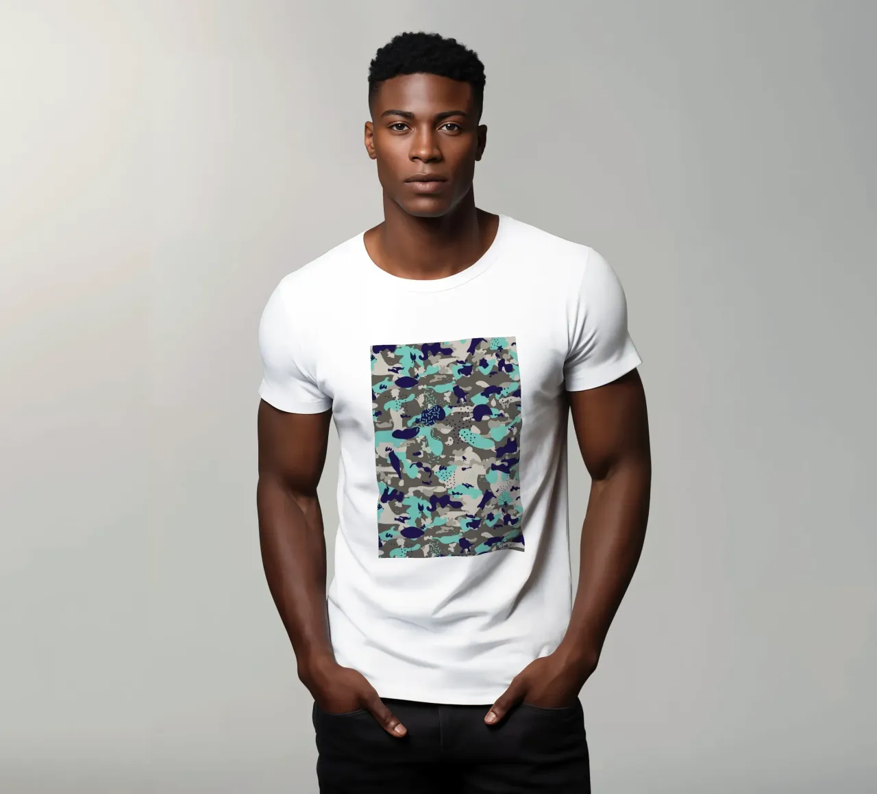 UN/HIDE - Camo Akhdir t-shirt da Arthelps gGmbH