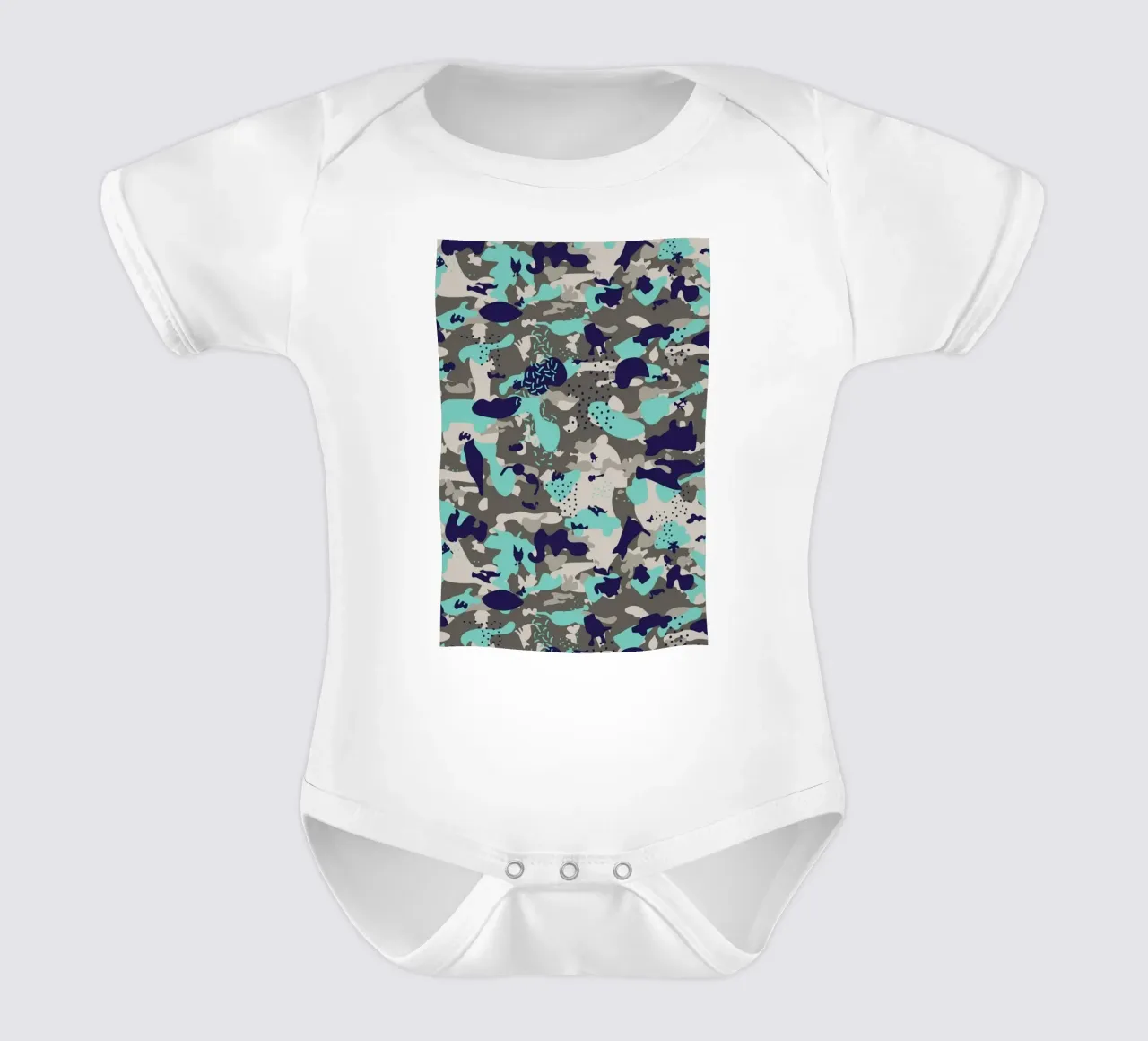 UN/HIDE - Camo Akhdir body neonato maniche corte da Arthelps gGmbH