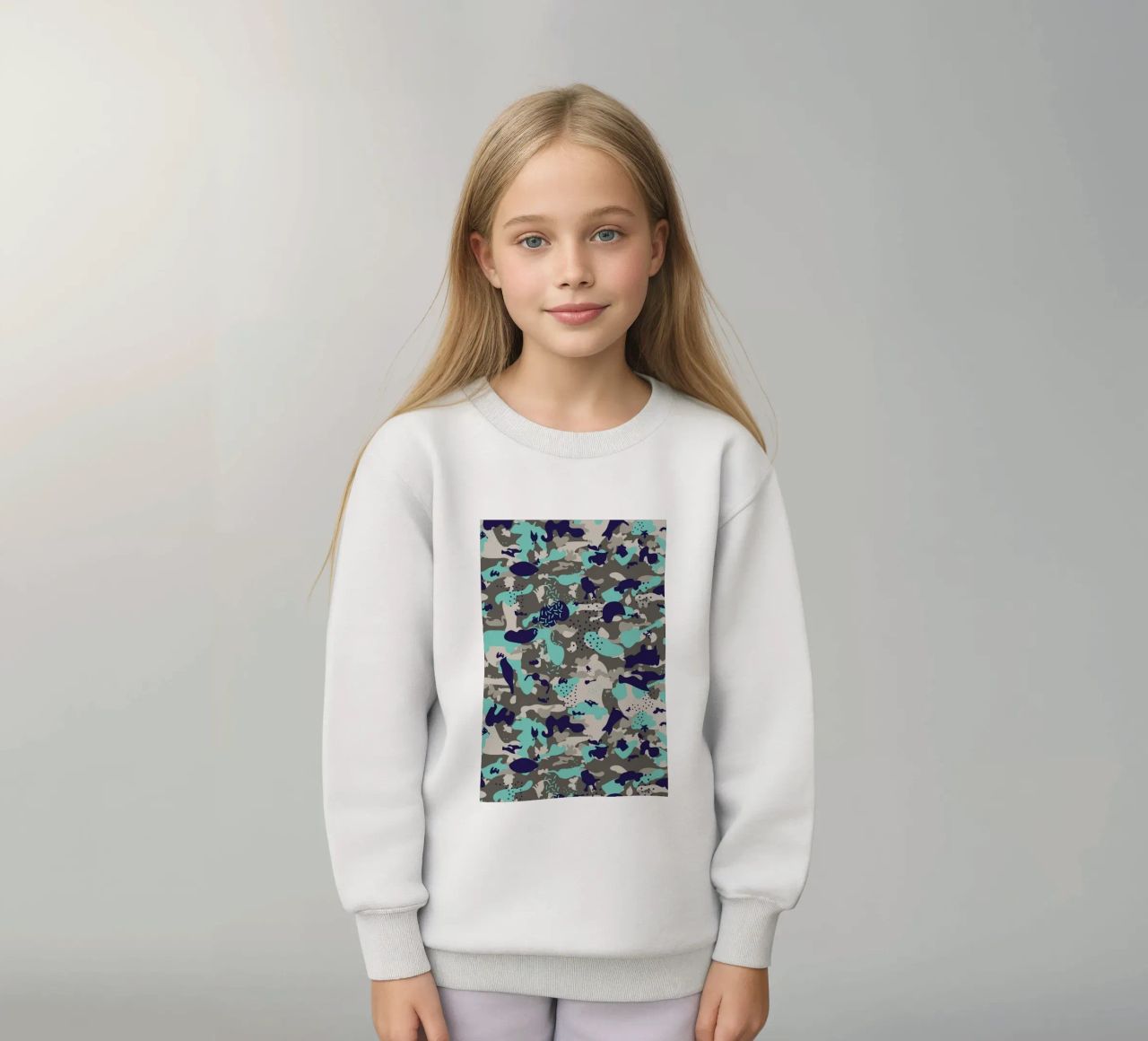 UN/HIDE - Camo Akhdir felpa bambino da Arthelps gGmbH