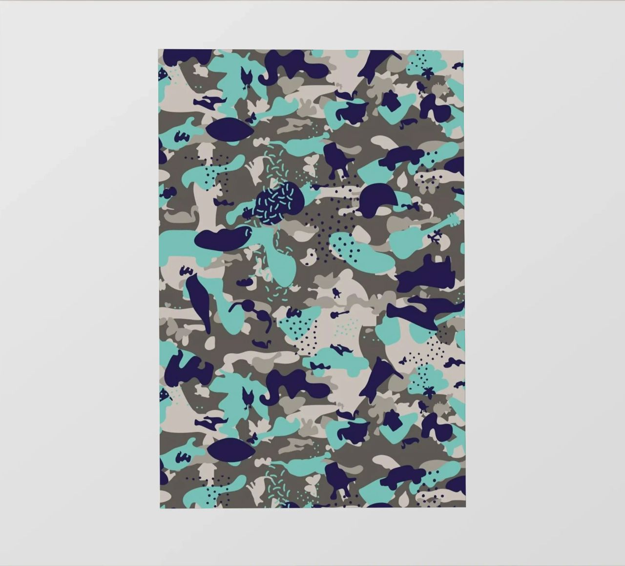 UN/HIDE - Camo Akhdir telo in pvc da Arthelps gGmbH