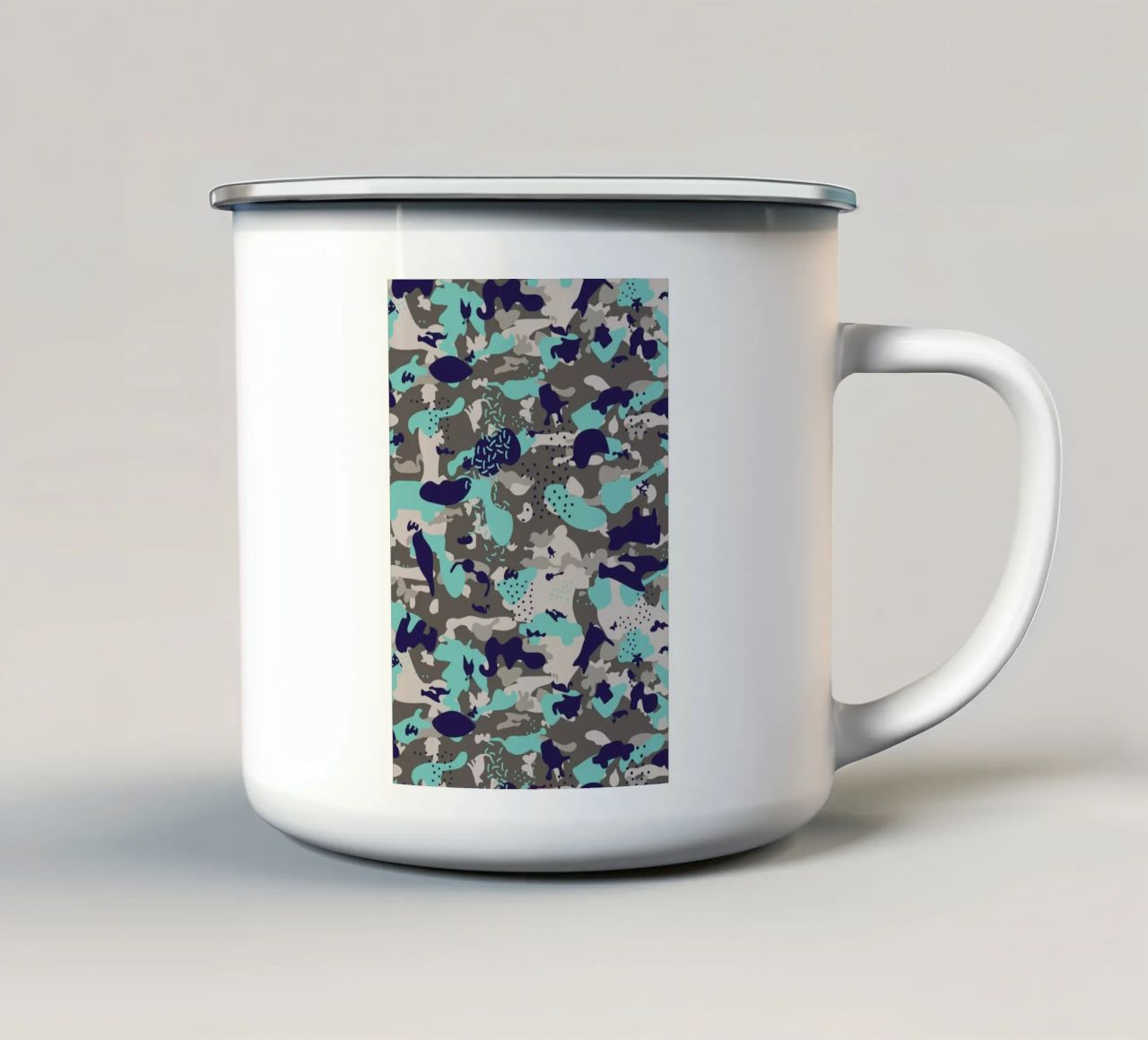 UN/HIDE - Camo Akhdir tazza in smalto da Arthelps gGmbH