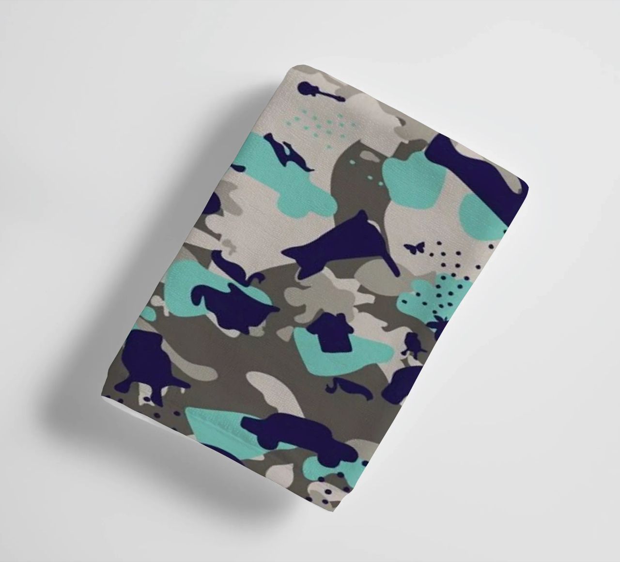 UN/HIDE - Camo Akhdir asciugamano da bagno da Arthelps gGmbH