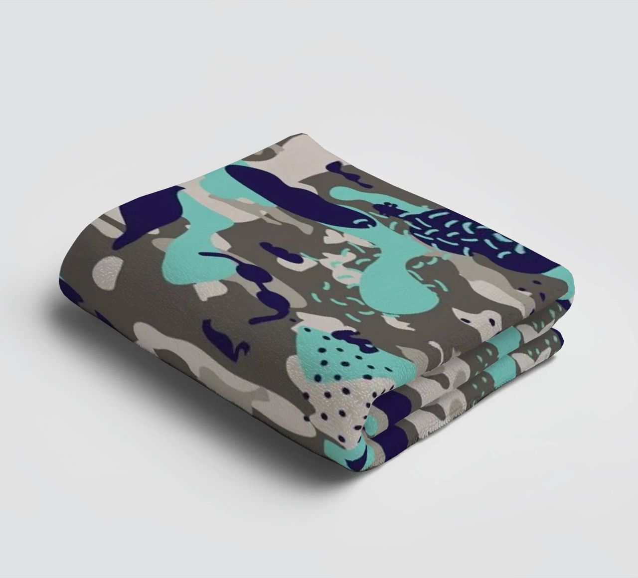 UN/HIDE - Camo Akhdir asciugamano da bagno da Arthelps gGmbH