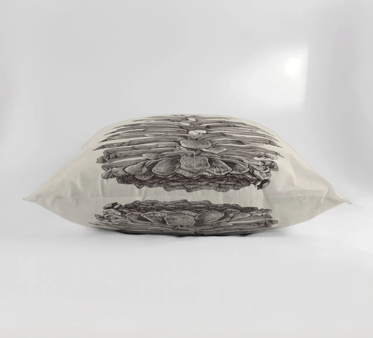 Pine Cone Sketch cuscino da apoloprints