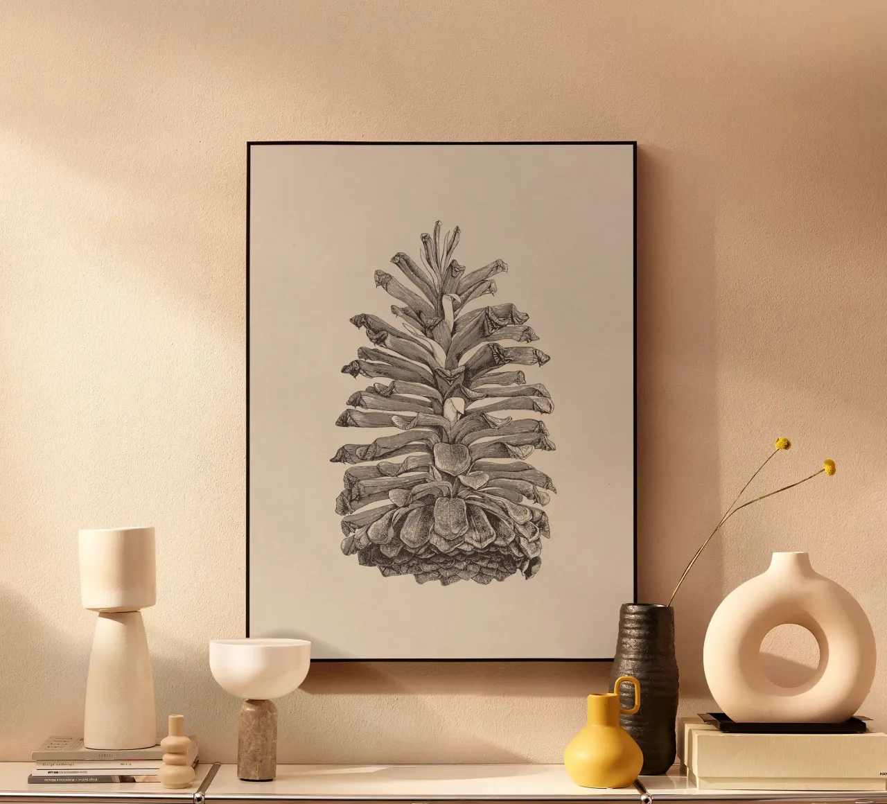 Pine Cone Sketch plexiglass da apoloprints