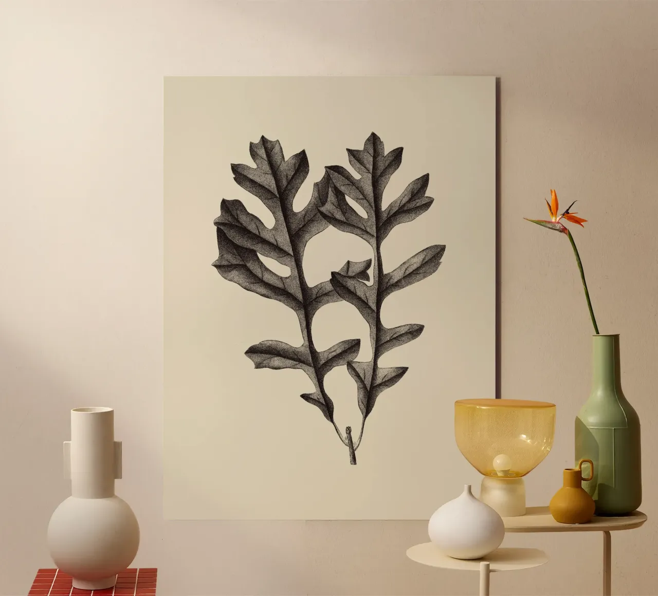 Oak Leaf no. 4 alluminio dibond da apoloprints
