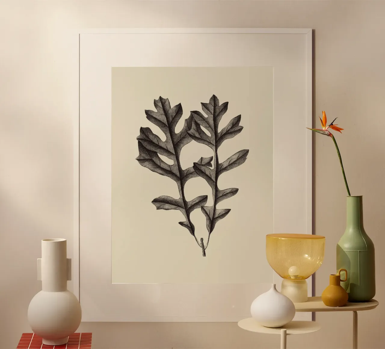 Oak Leaf no. 4 carta hahnemühle da apoloprints