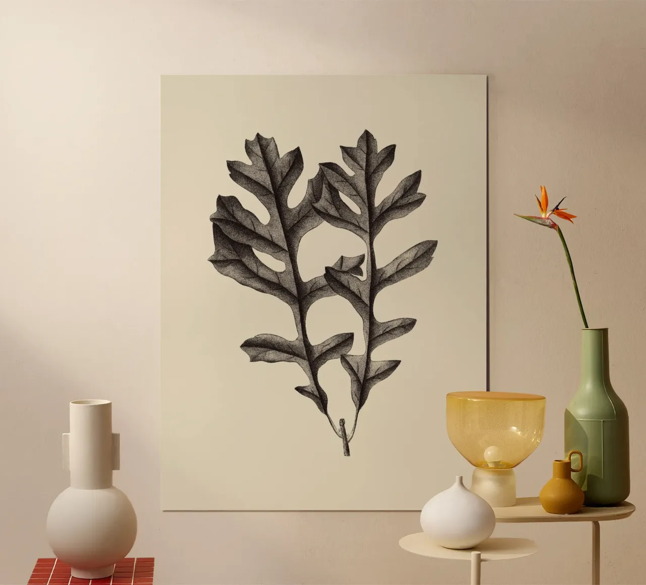 Oak Leaf no. 4 carta hahnemühle da apoloprints