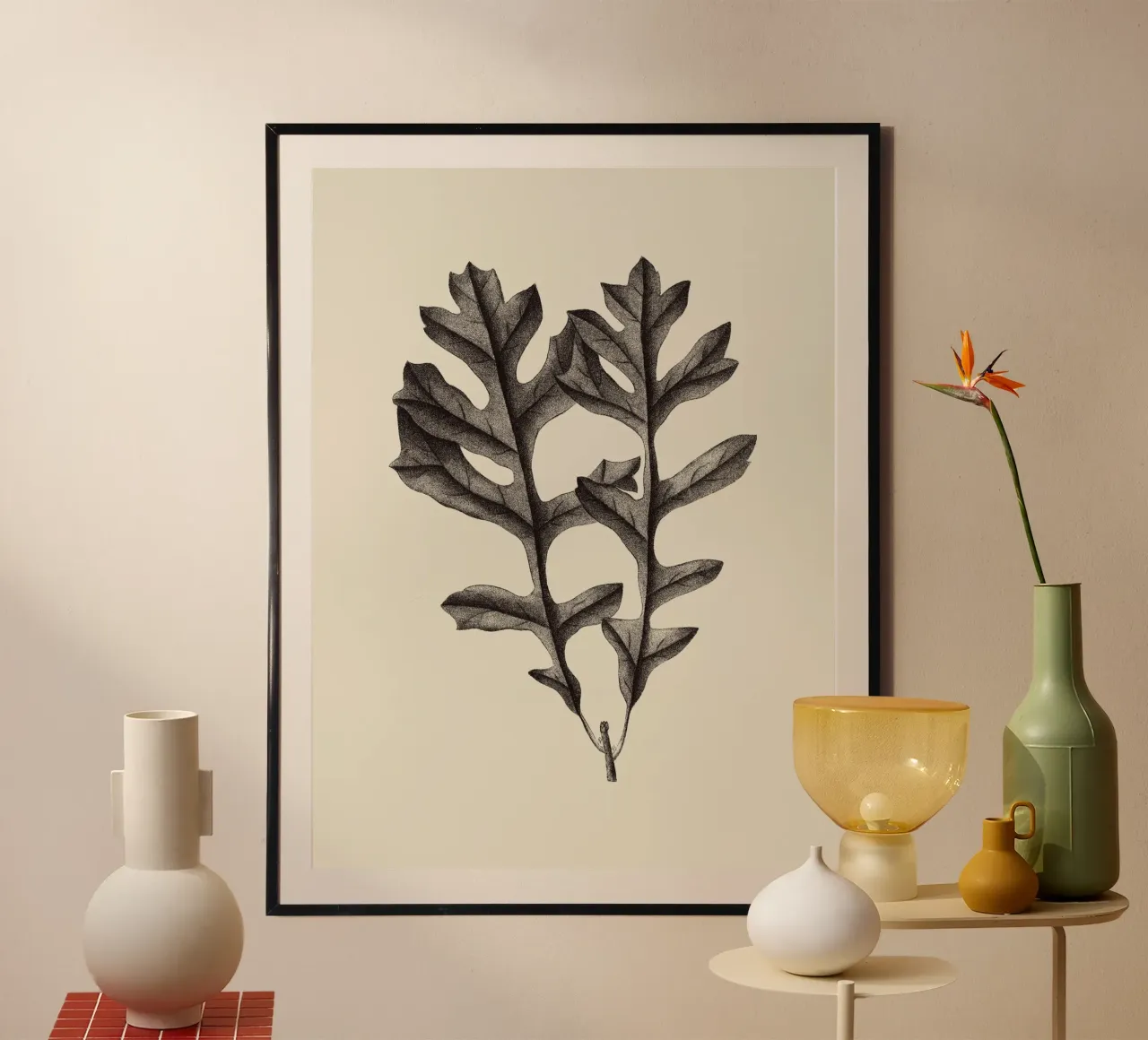 Oak Leaf no. 4 carta hahnemühle da apoloprints