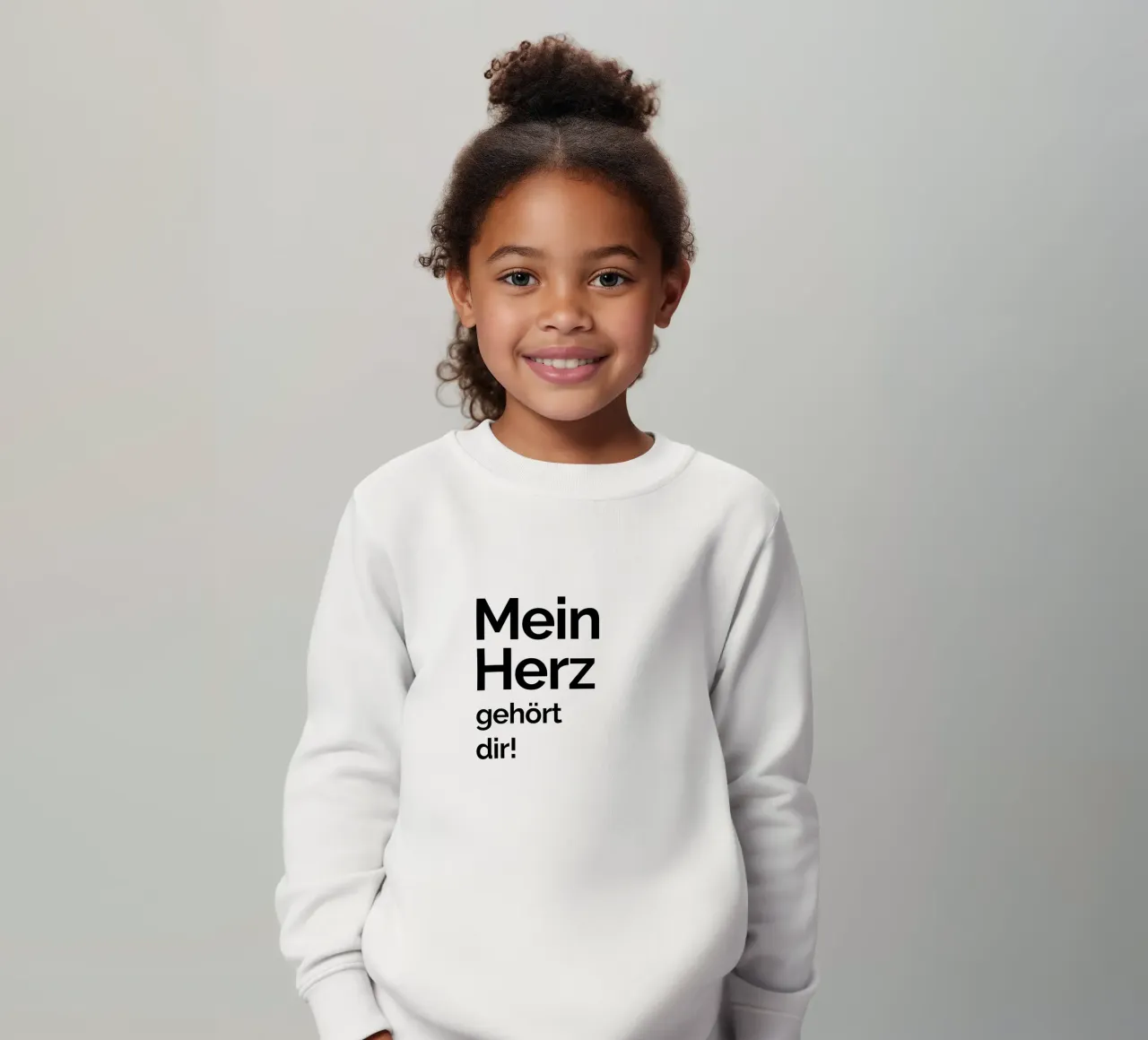 Il mio cuore appartiene a te! felpa bambino da YV TYPOGRAPHY