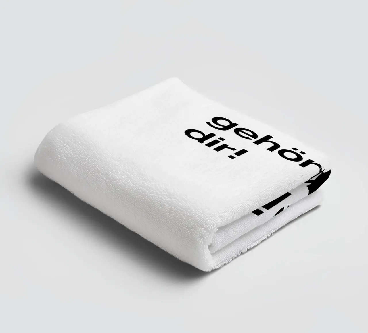 Il mio cuore appartiene a te! asciugamano da bagno da YV TYPOGRAPHY