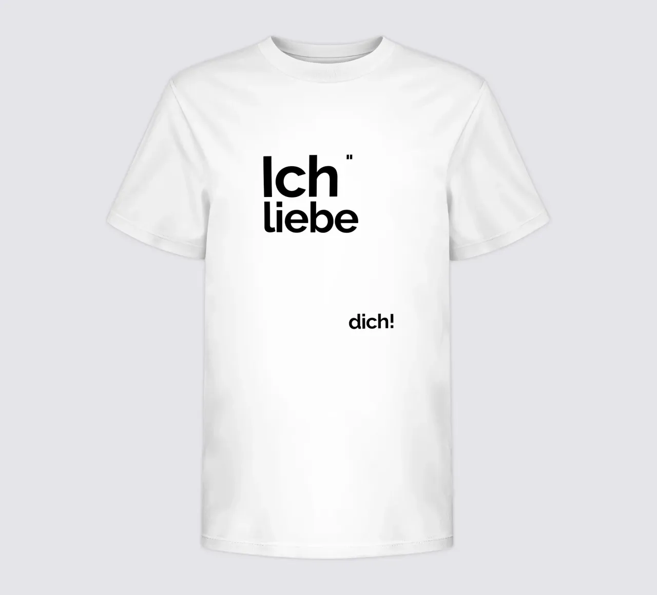 I love you! kids t-shirt by YV TYPOGRAPHY