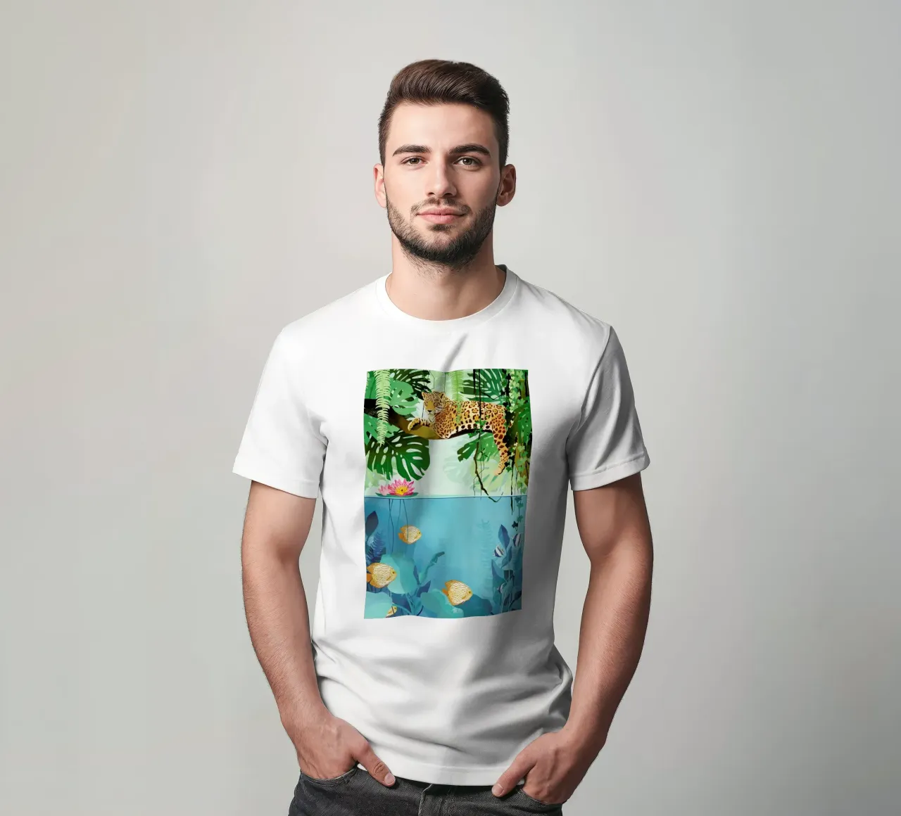 Welcome to the Jungle t-shirt da Goed Blauw