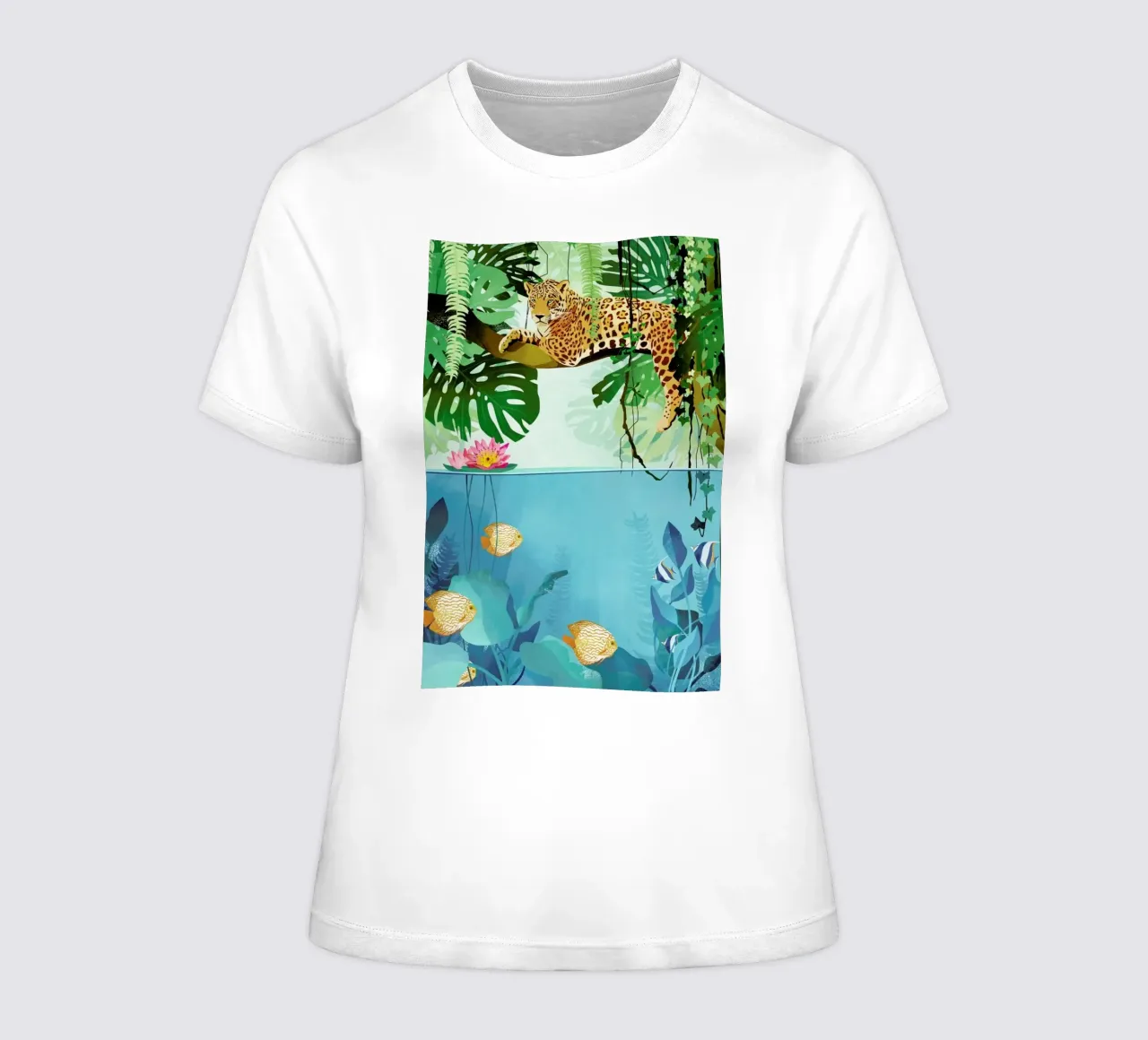 Welcome to the Jungle t-shirt da donna da Goed Blauw