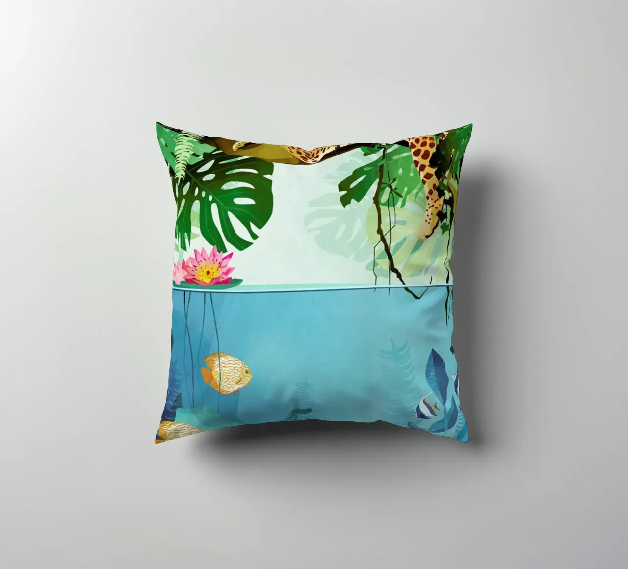 Welcome to the Jungle cuscino da Goed Blauw
