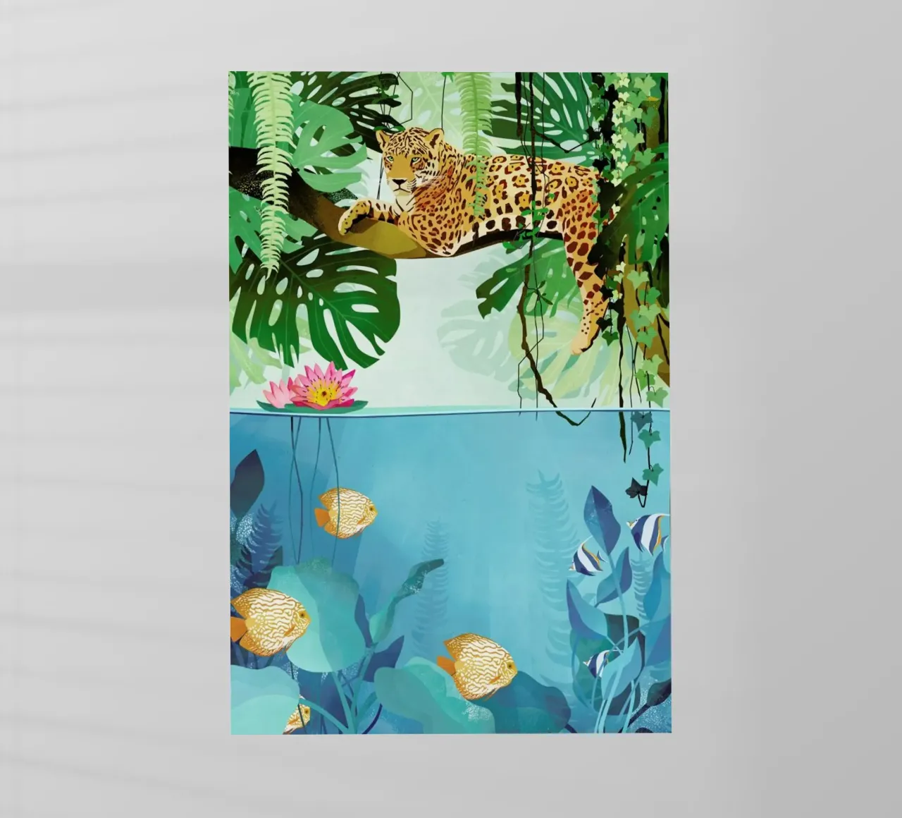 Welcome to the Jungle pellicola backlit da Goed Blauw