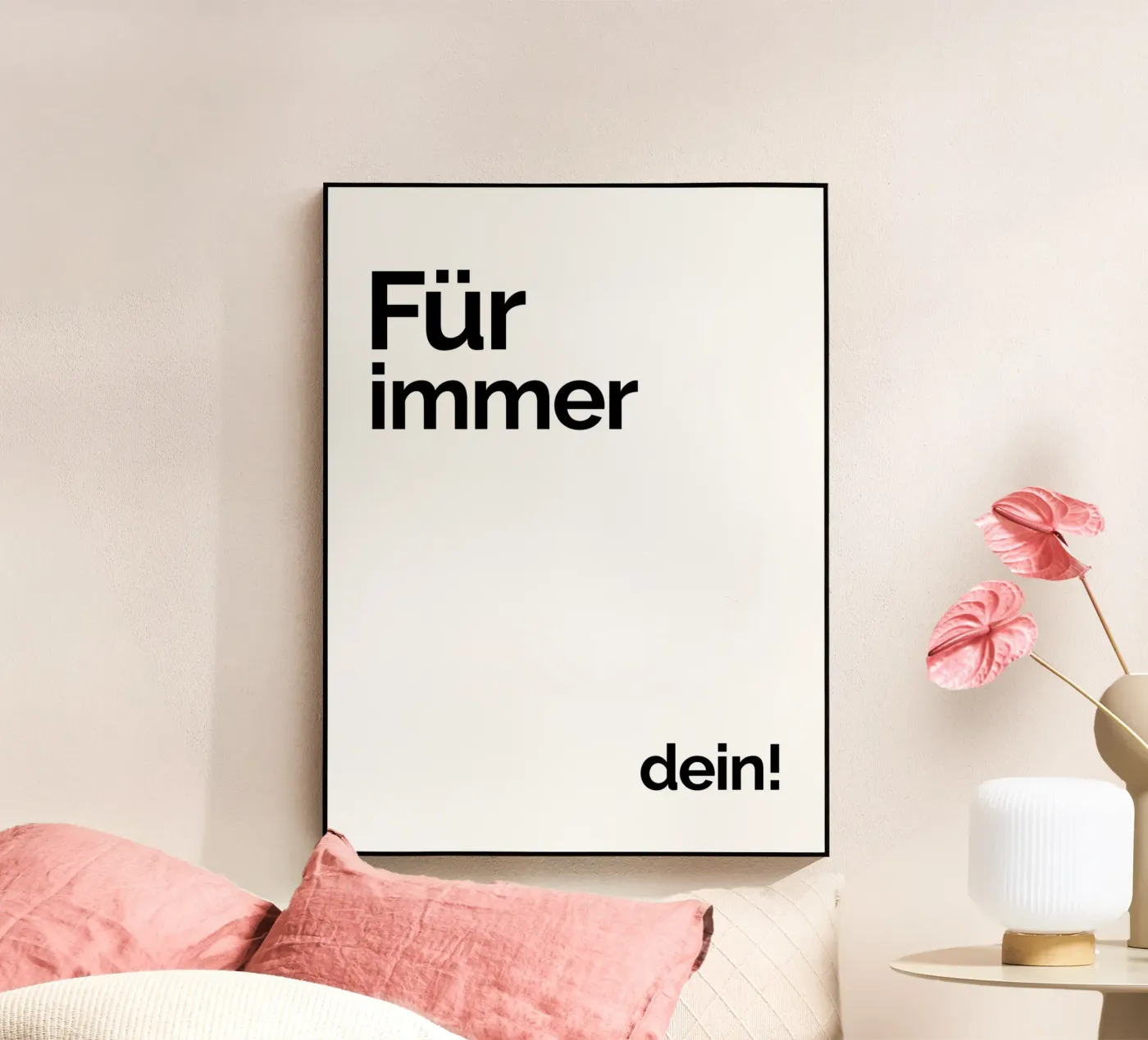 Per sempre vostro! plexiglass da YV TYPOGRAPHY