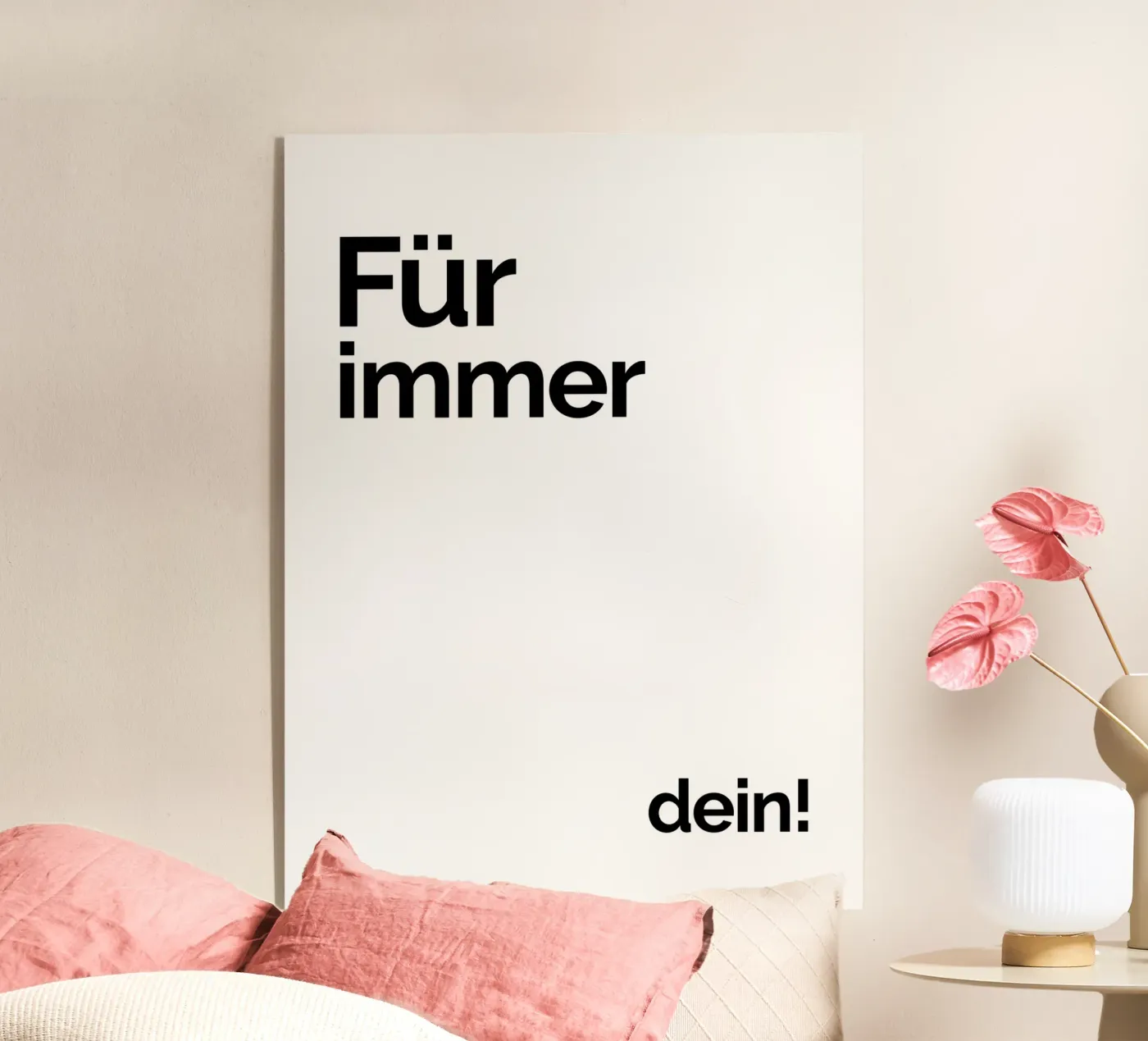 Per sempre vostro! plexiglass da YV TYPOGRAPHY