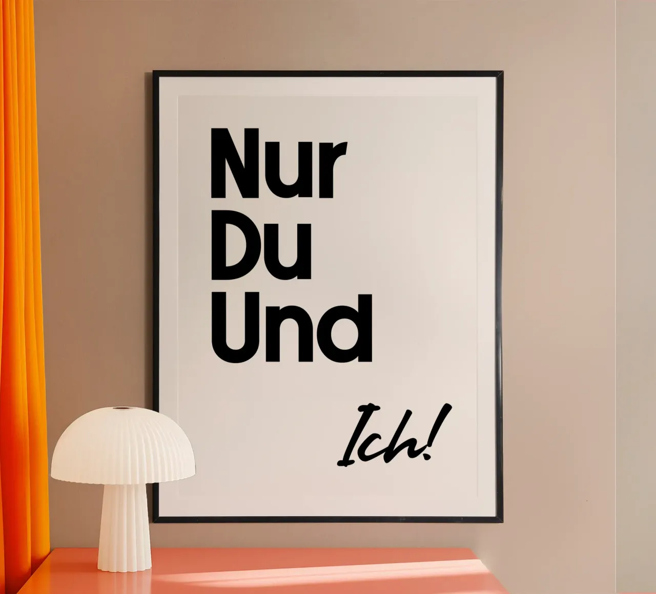 Juste toi et moi ! poster de YV TYPOGRAPHY